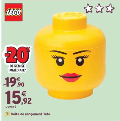 Boîte de rangement Tête