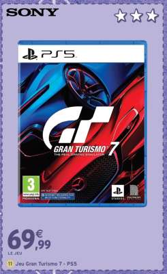 Jeu Gran Turismo 7 - PS5