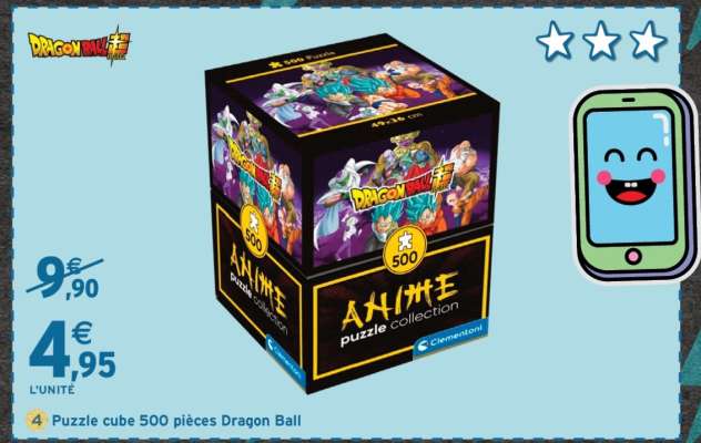 Puzzle cube 500 pièces Dragon Ball