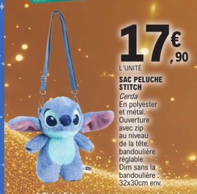SAC PELUCHE STITCH