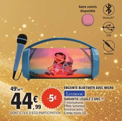 ENCEINTE BLUETOOTH AVEC MICRO