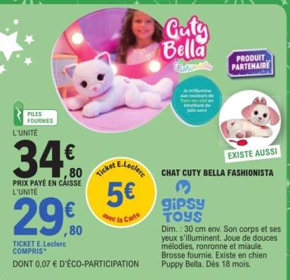 Chat Cuty Bella Fashionista