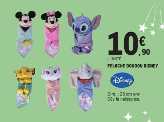 PELUCHE DOUDOU DISNEY