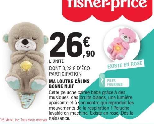 Ma loutre câlins bonne nuit