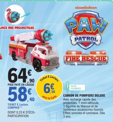 Camion de Pompiers Deluxe