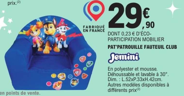 PAT'PATROUILLE FAUTEUIL CLUB