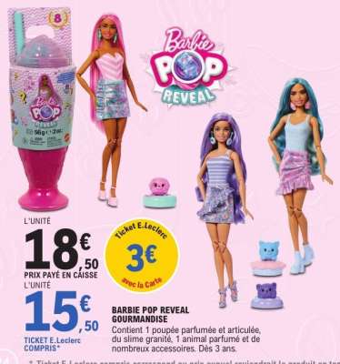Barbie Pop Reveal Gourmandise