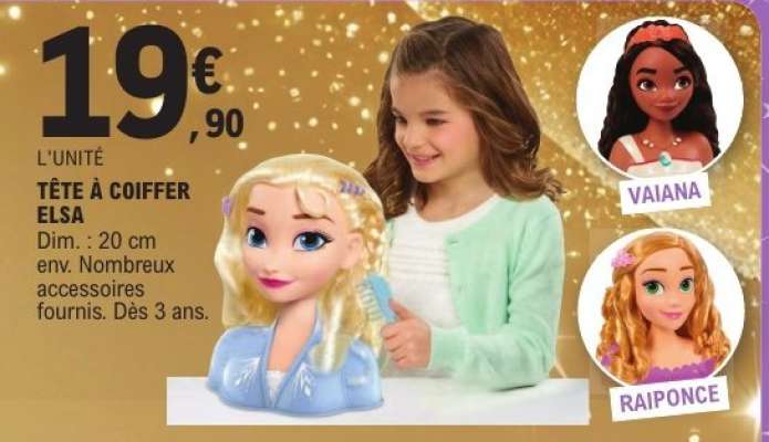TÊTE À COIFFER ELSA