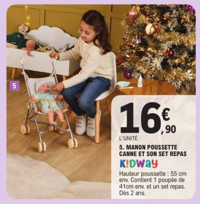 MANON POUSSETTE CANNE ET SON SET REPAS
