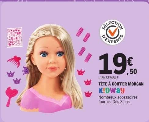 TÊTE À COIFFER MORGAN