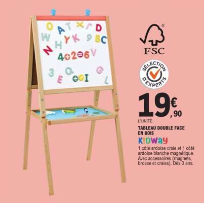 TABLEAU DOUBLE FACE EN BOIS