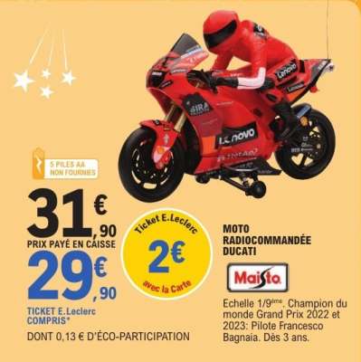 MOTO RADIOCOMMANDÉE DUCATI