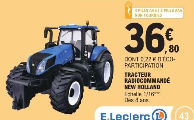 TRACTEUR RADIOCOMMANDÉ NEW HOLLAND