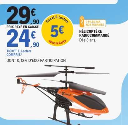 HÉLICOPTÈRE RADIOCOMMANDÉ