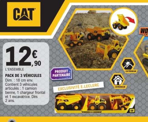 PACK DE 3 VÉHICULES