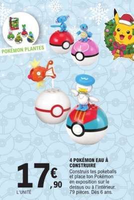 4 POKÉMON EAU À CONSTRUIRE