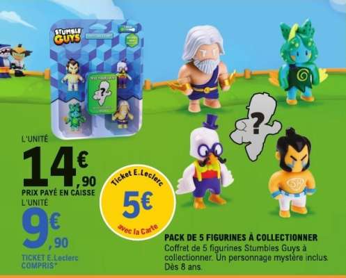 PACK DE 5 FIGURINES À COLLECTIONNER