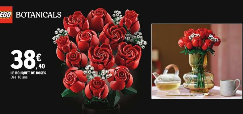 LEGO BOTANICALS LE BOUQUET DE ROSES