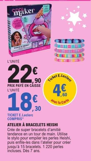 ATELIER À BRACELETS HEISHI