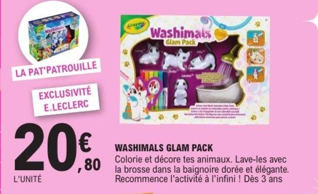 WASHIMALS GLAM PACK
