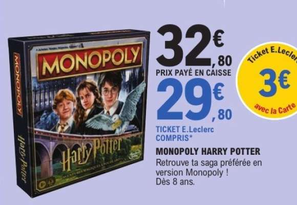 Monopoly Harry Potter