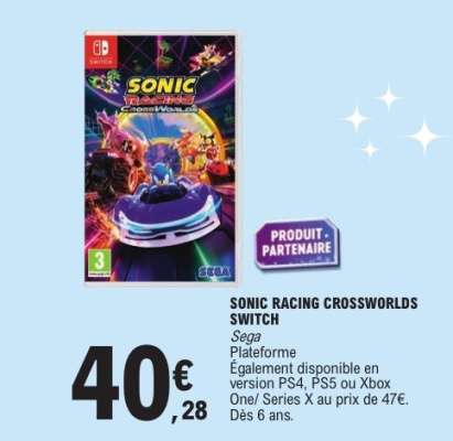 SONIC RACING CROSSWORLDS SWITCH