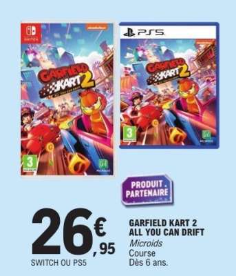 GARFIELD KART 2 ALL YOU CAN DRIFT