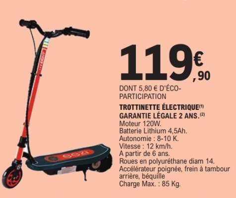 Trottinette électrique