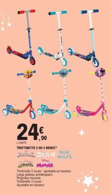 Trottinette 2 ou 3 roues