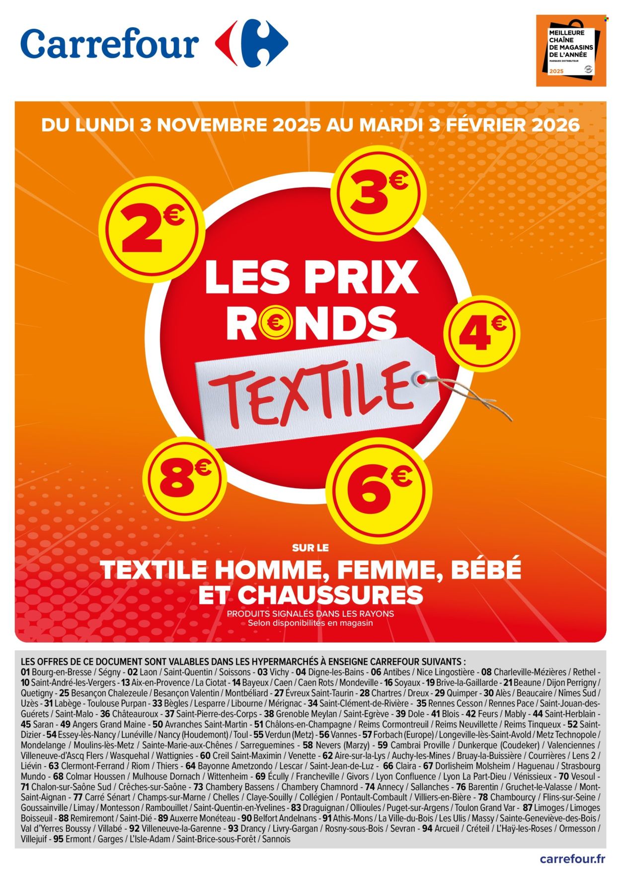 Catalogue Carrefour Hypermarchés - 03/11/2025 - 03/02/2026. Page 1