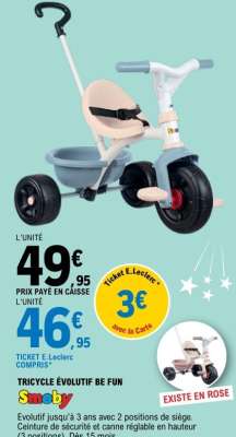 TRICYCLE ÉVOLUTIF BE FUN