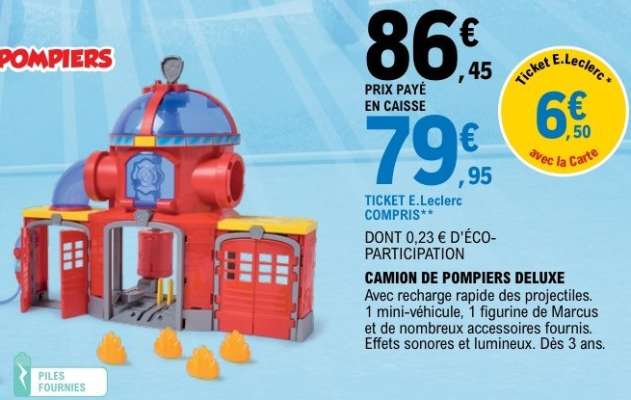 Camion de Pompiers Deluxe