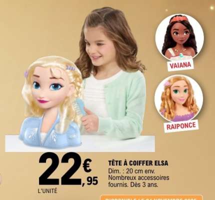 TÊTE À COIFFER ELSA