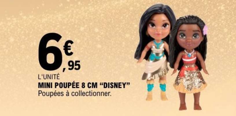 MINI POUPÉE 8 CM “DISNEY”