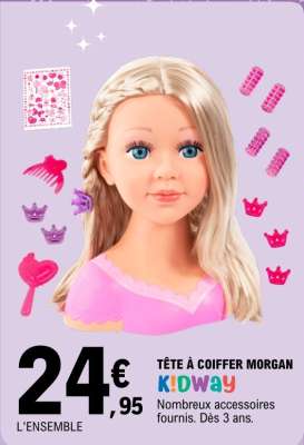 TÊTE À COIFFER MORGAN