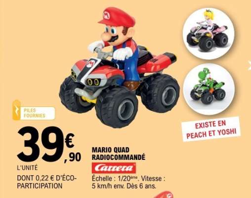 MARIO QUAD RADIOCOMMANDÉ