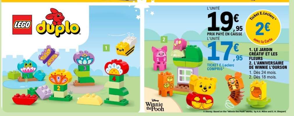 LEGO DUPLO - Le jardin créatif et les fleurs