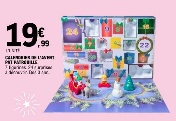 Calendrier De L'avent Pat Patrouille