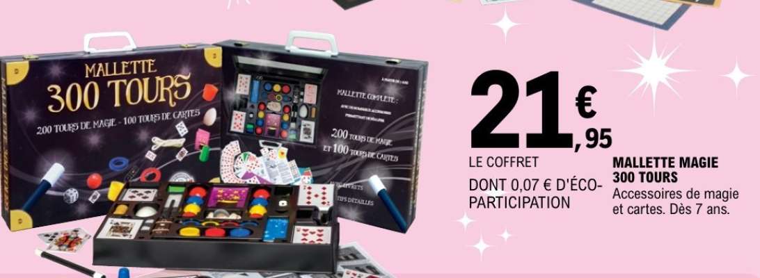 MALLETTE MAGIE 300 TOURS