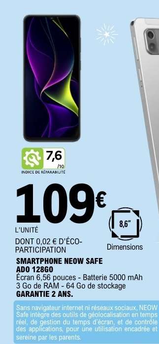 SMARTPHONE NEOW SAFE ADO 12860