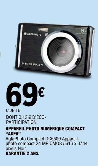 APPAREIL PHOTO NUMÉRIQUE COMPACT “AGFA”