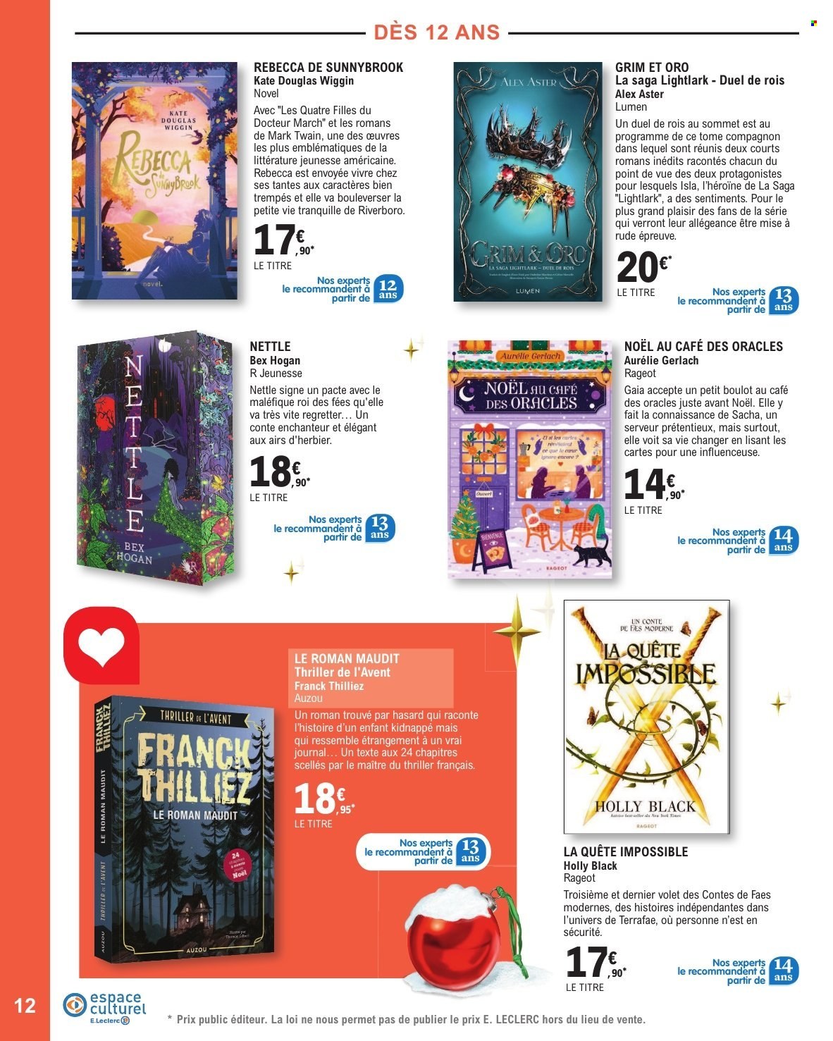 Catalogue E.Leclerc - 11/11/2025 - 20/12/2025. Page 12