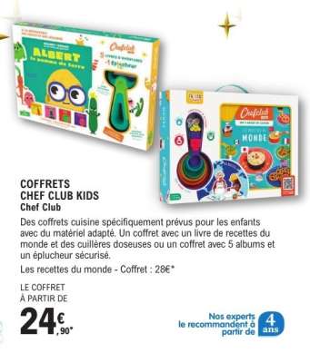 COFFRETS CHEF CLUB KIDS