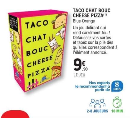 TACO CHAT BOUC CHEESE PIZZA