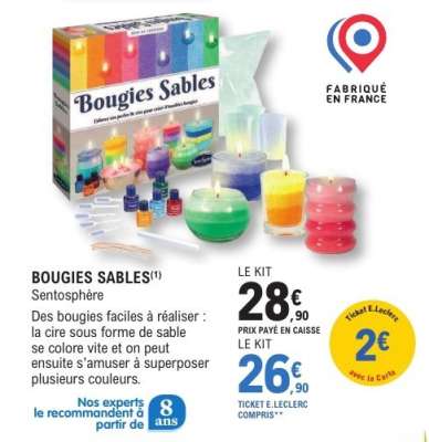 BOUGIES SABLES