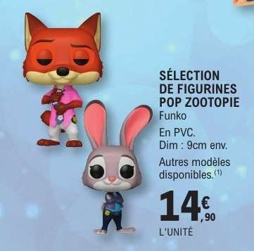 SÉLECTION DE FIGURINES POP ZOOTOPIE