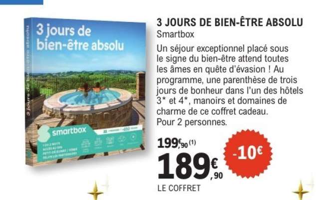 3 JOURS DE BIEN-ÊTRE ABSOLU