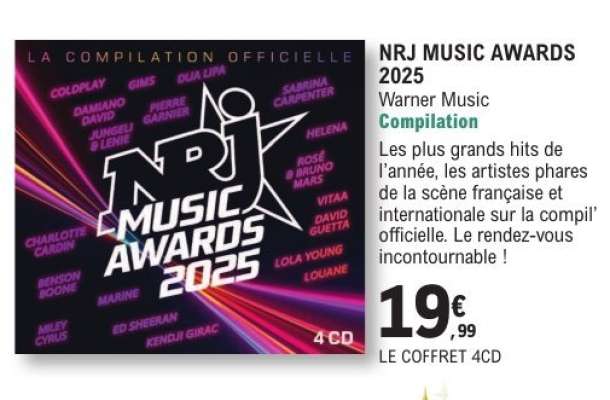 NRJ MUSIC AWARDS 2025