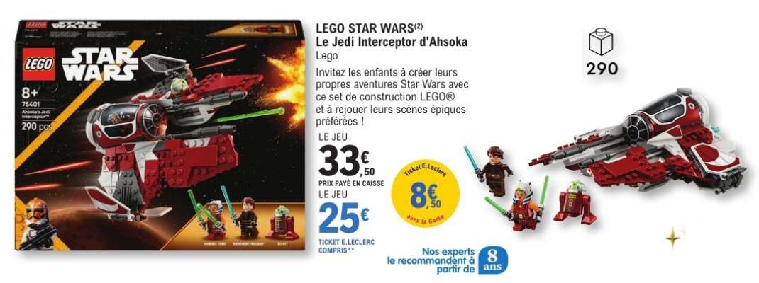 LEGO STAR WARS Le Jedi Interceptor d'Ahsoka
