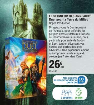 LE SEIGNEUR DES ANNEAUX: Duel pour la Terre du Milieu